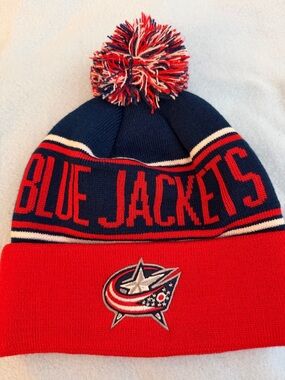 Columbus Blue Jackets Knit Pom Beanie